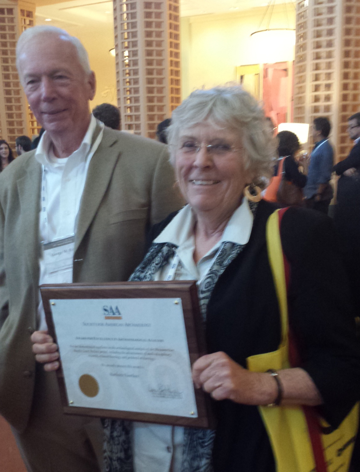 Professor Emerita Barbara Voorhies receives SAA 2016 Award for Excellence in Archaeological Analysis article image-2016-03-04