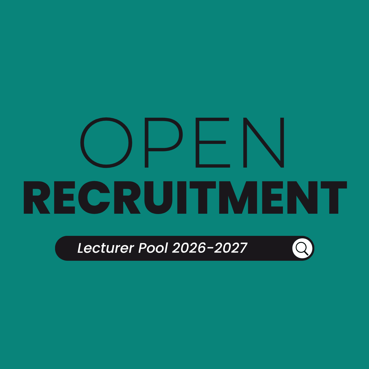 Open Recruitment