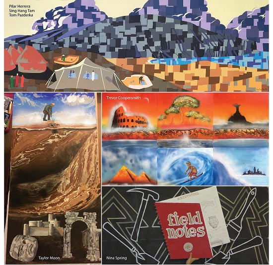 Art for Anthropology on exhibit in HSSB 2nd floor Event Image